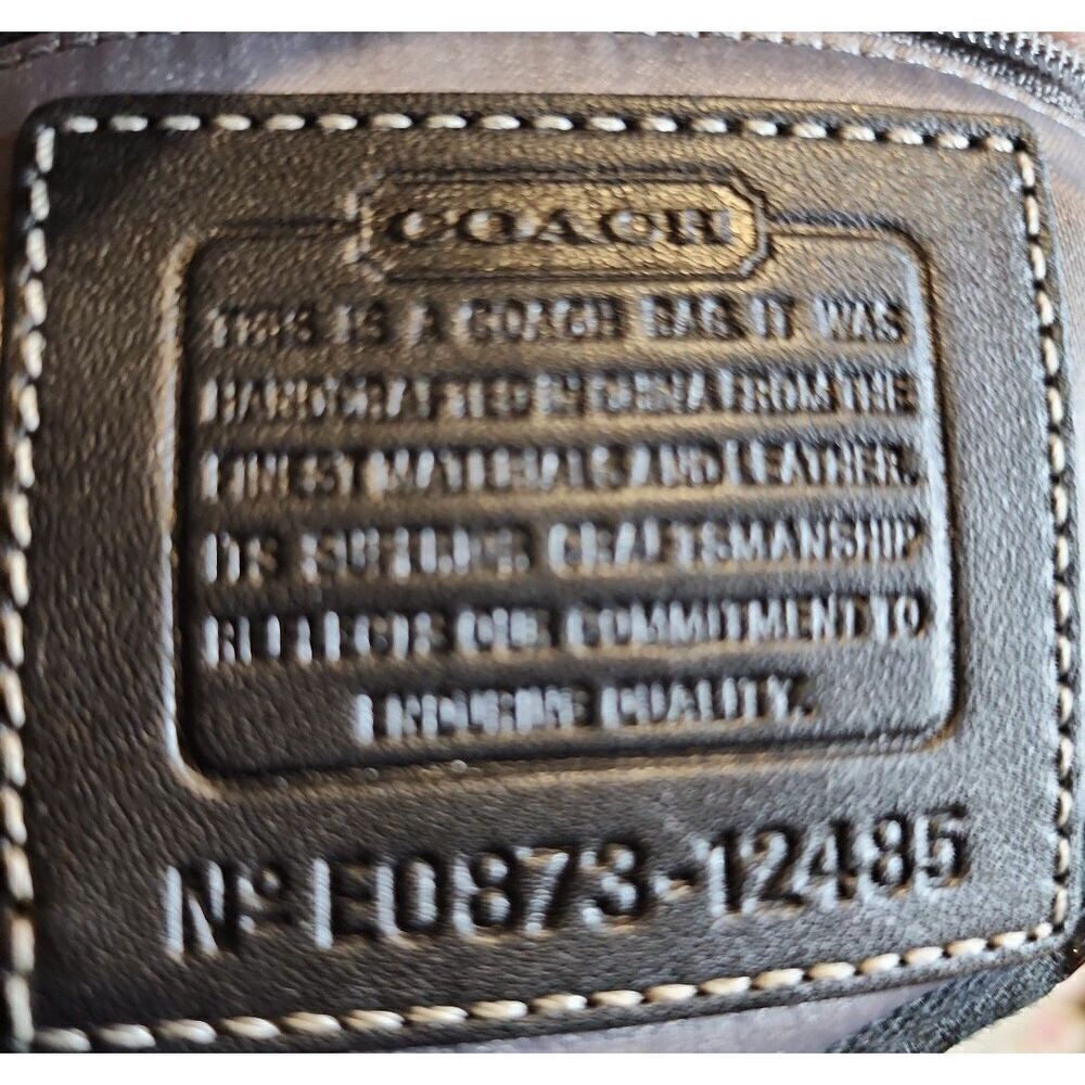 COACH RARE HAMPTON 12485 LIMITED EDITION PATCHWORK CROSSBODY Y2K - Picture 7 of 12